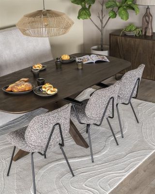 Eleonora Stol Jon med Armstöd - Taupe Maywood Mullvad