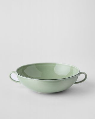 Gustavsberg NATUR Krusbärsgrön, Skål 17 cm, rund m 2 öron