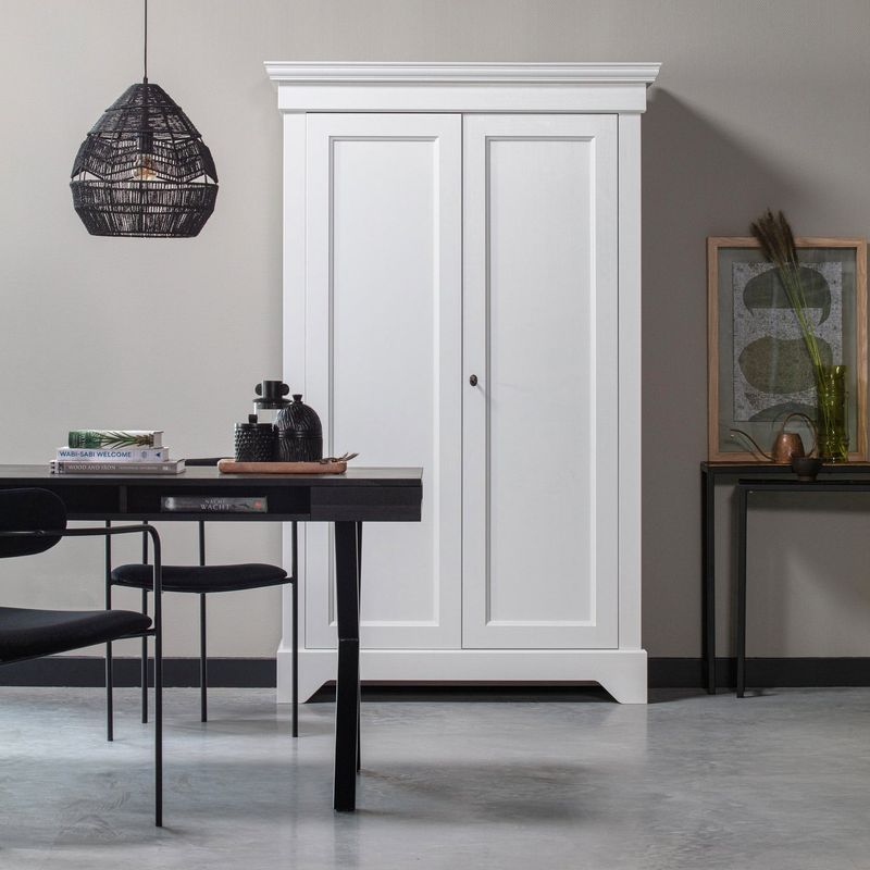 WOOOD Ivy Matstol i Svart Sammet 2 st