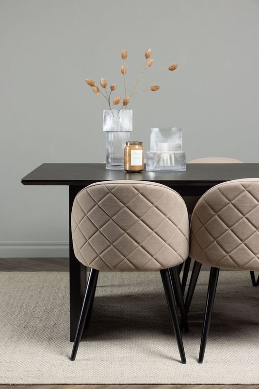 Venture Home Matgrupp Vail med Velvet Stolar