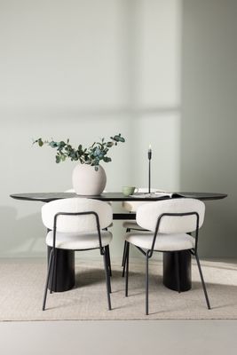 Venture Home Matgrupp Isolde med stolarna Chico