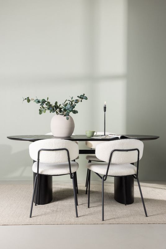 Venture Home Matgrupp Isolde med stolarna Chico