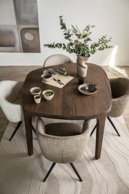 Eleonora Matbord Taylor 140x120 cm Brun