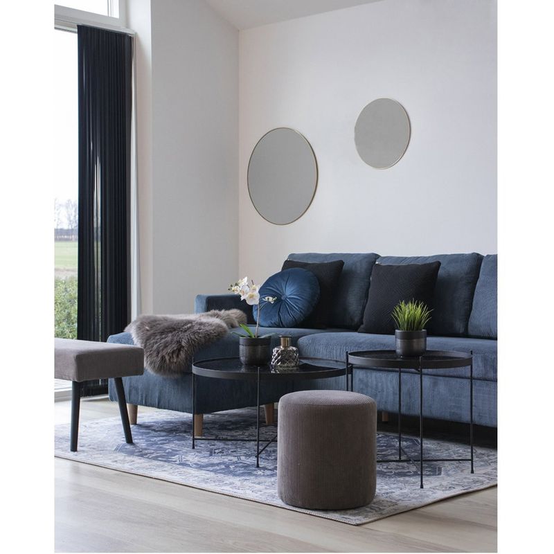 House Nordic Jersey Spegel Mässing Look 40 cm