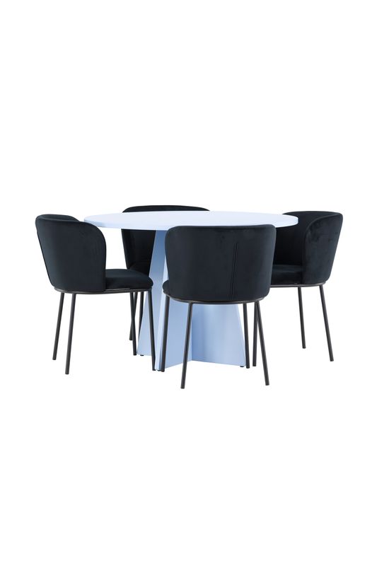 Venture Home Matgrupp Bootcut med Edina Stolar