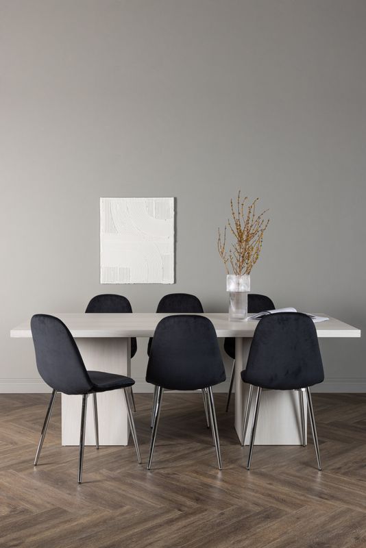 Venture Home Matgrupp Olga med stolarna Polar