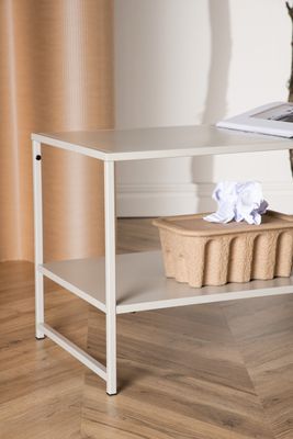 Venture Home Staal Soffbord i Beige Stål