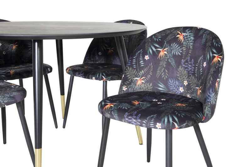 Venture Home Matgrupp Dipp med stolarna Velvet