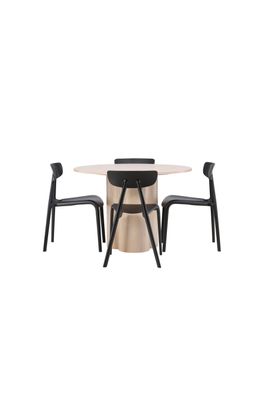 Venture Home Matgrupp Olivia med 4 Matstolar Ursholmen