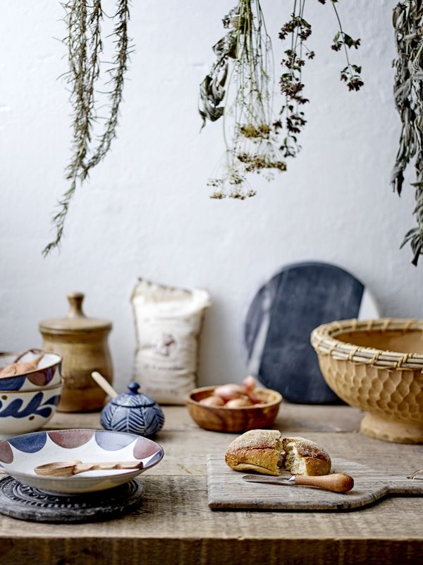 Creative Collection Camellia Skål, Blå, Porcelain - 12-pack