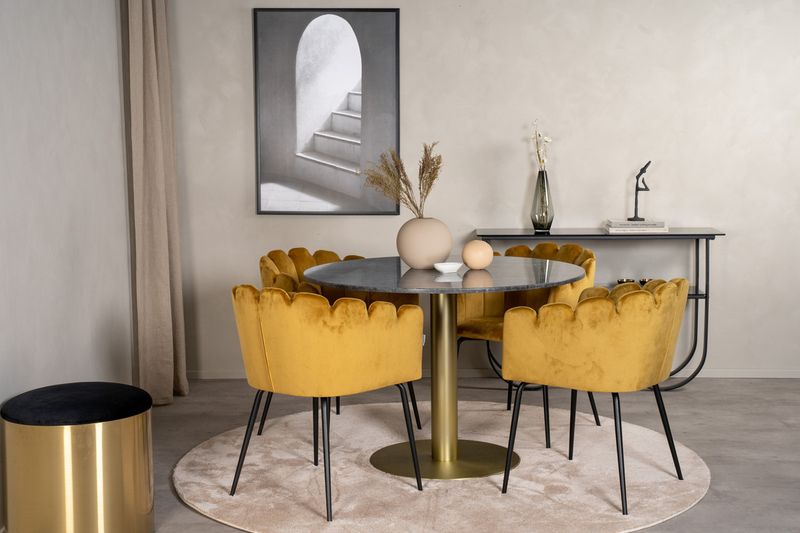 Venture Home Estelle Rund Matgrupp