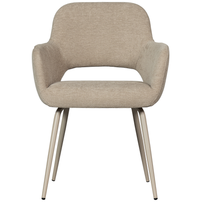 WOOOD Jenny Matstol i Vävd Tyg - Naturell 2 st