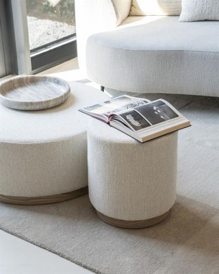 Eleonora Puff Avah Liten - Beige Mantz