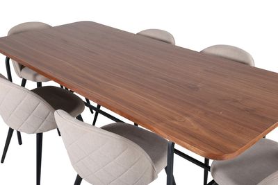 Venture Home Uno, Velvet Rektangulär Matgrupp