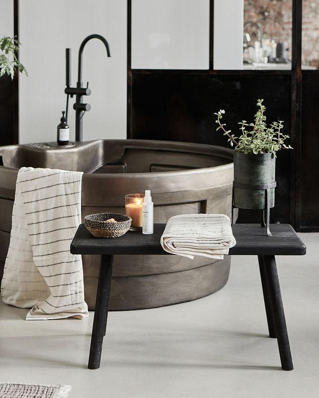 House Doctor Nadi Bänk Svart