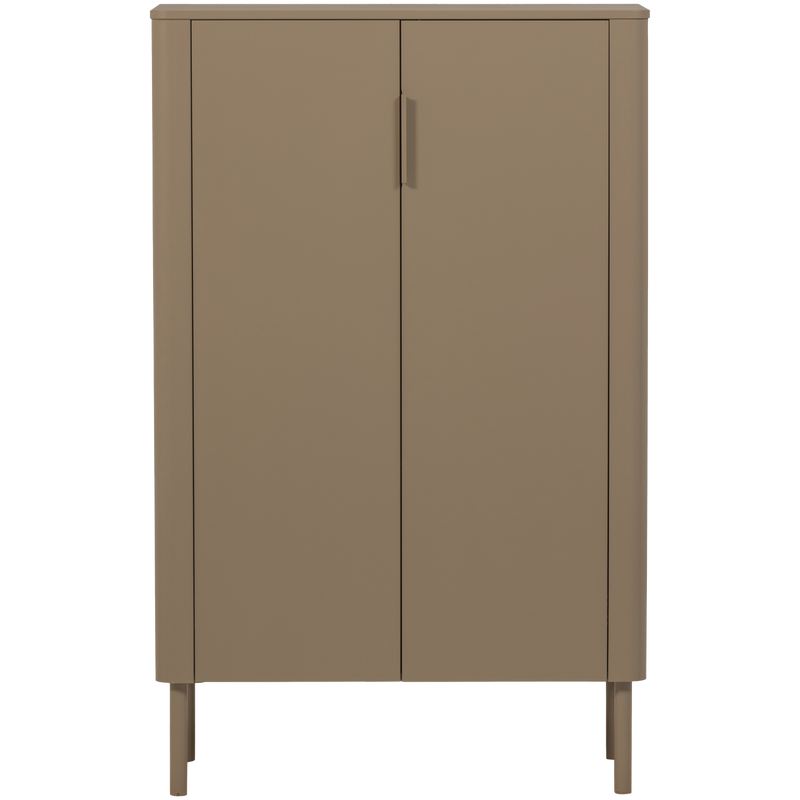 WOOOD Gunnar 2-Dörrars Skåp i Furu - Mud