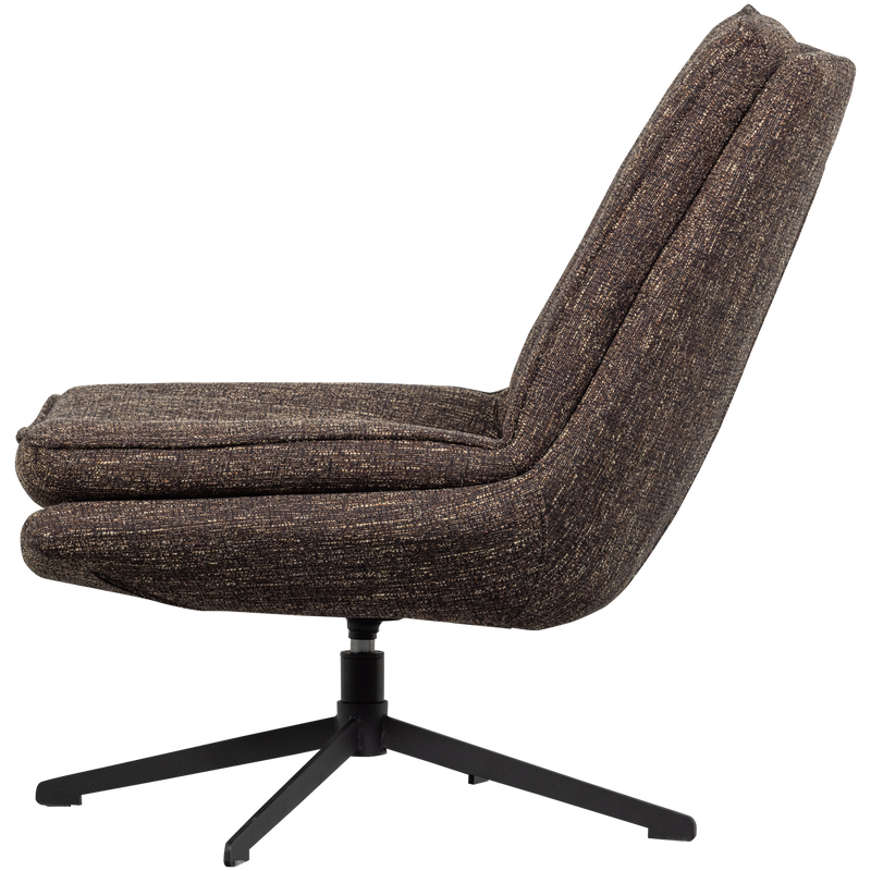 WOOOD Milaro Svängbar Fåtölj Brun Melange