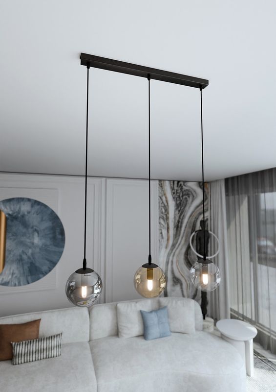 Emibig Lighting Taklampa COSMO 3 BL MIX
