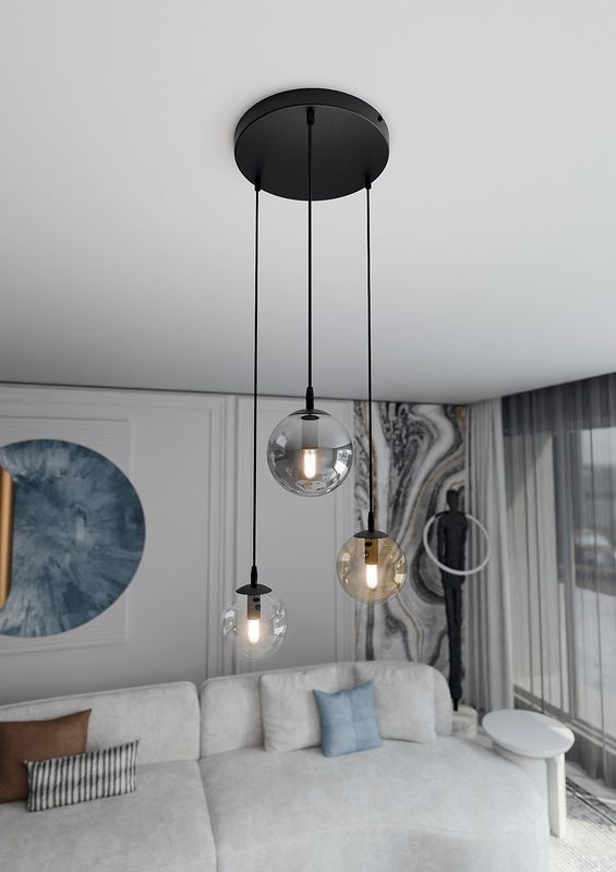 Emibig Lighting Taklampa COSMO 3 BL PREMIUM MIX