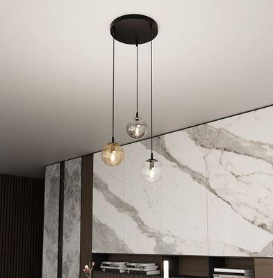 Emibig Lighting Taklampa COSMO 3 BL PREMIUM MIX