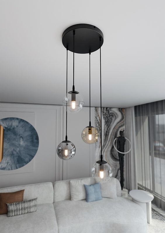 Emibig Lighting Taklampa COSMO 4 BL PREMIUM MIX