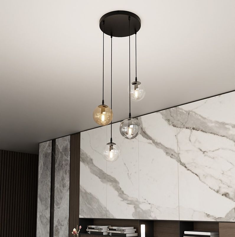 Emibig Lighting Taklampa COSMO 4 BL PREMIUM MIX