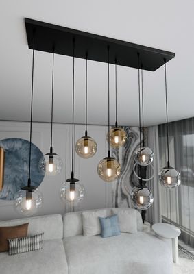 Emibig Lighting Taklampa COSMO 9 BL MIX1