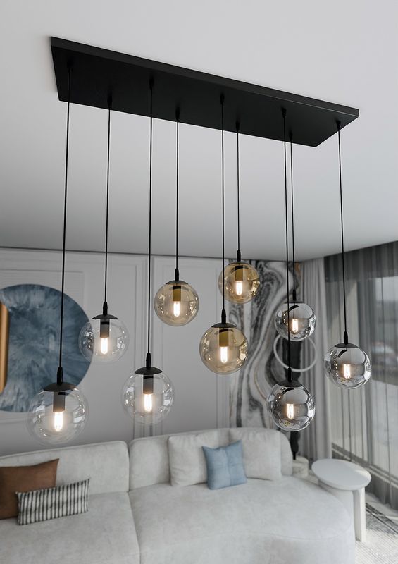 Emibig Lighting Taklampa COSMO 9 BL MIX1