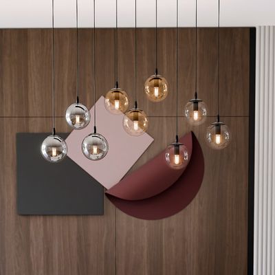 Emibig Lighting Taklampa COSMO 9 BL MIX1