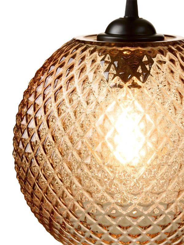 Halo Design Nobb Ball Pendellampa Amber Ø22 cm