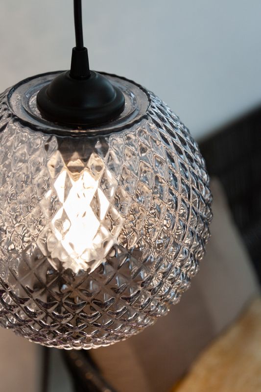 Halo Design NOBB Pendant Pendellampa Rök Ø22 cm
