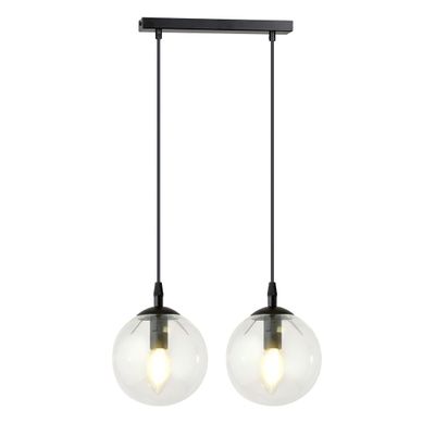 Emibig Lighting Taklampa COSMO 2 BL TRANSPARENT