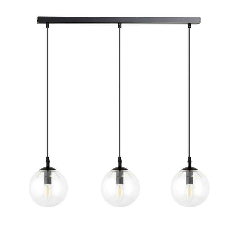 Emibig Lighting Taklampa COSMO 3 BL TRANSPARENT