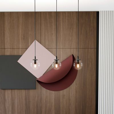Emibig Lighting Taklampa COSMO 3 BL TRANSPARENT