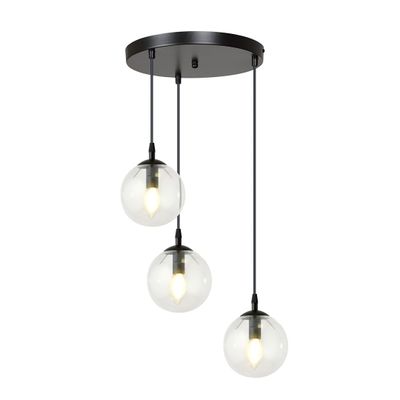 Emibig Lighting Taklampa COSMO 3 BL PREMIUM TRANSPARENT