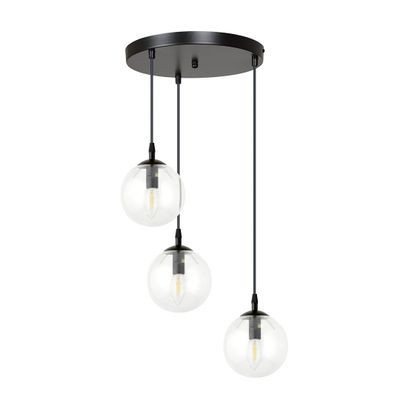 Emibig Lighting Taklampa COSMO 3 BL PREMIUM TRANSPARENT