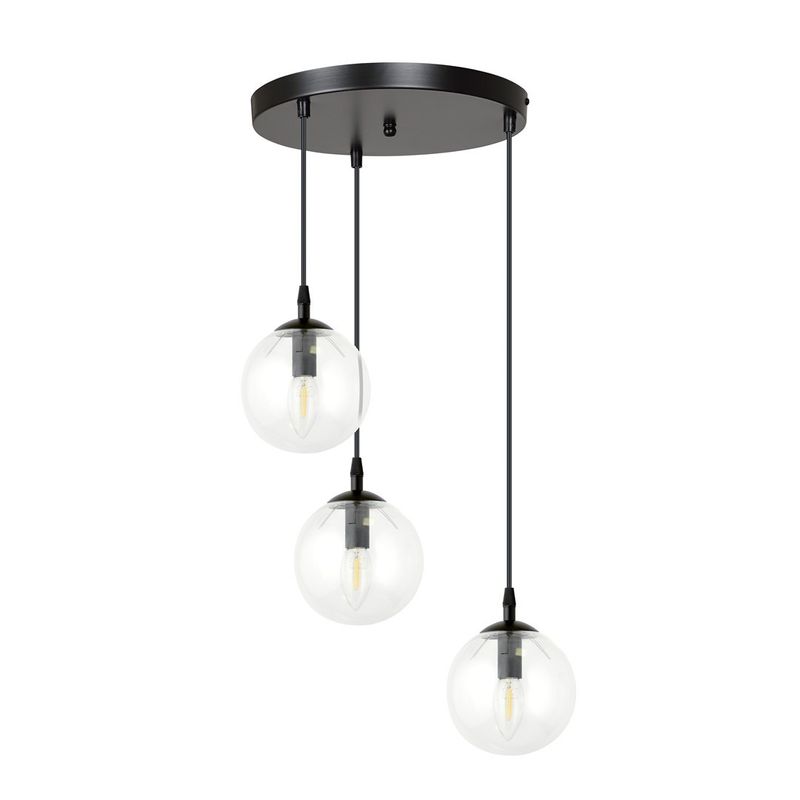 Emibig Lighting Taklampa COSMO 3 BL PREMIUM TRANSPARENT