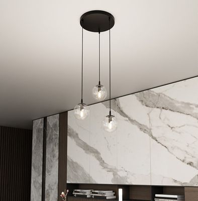 Emibig Lighting Taklampa COSMO 3 BL PREMIUM TRANSPARENT