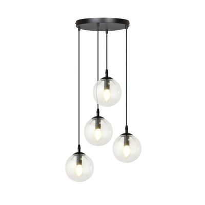 Emibig Lighting Taklampa COSMO 4 BL PREMIUM TRANSPARENT
