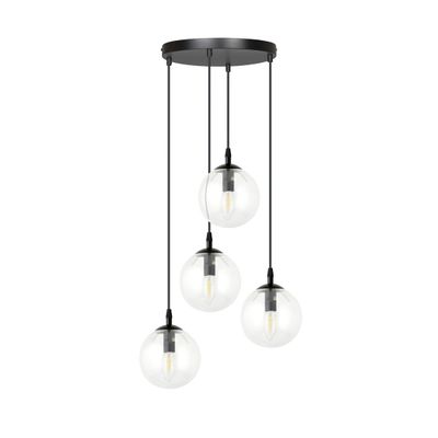 Emibig Lighting Taklampa COSMO 4 BL PREMIUM TRANSPARENT