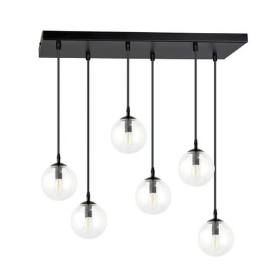Emibig Lighting Taklampa COSMO 6 BL TRANSPARENT