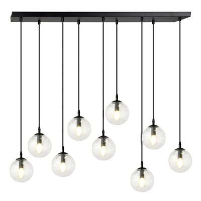 Emibig Lighting Taklampa COSMO 9 BL TRANSPARENT