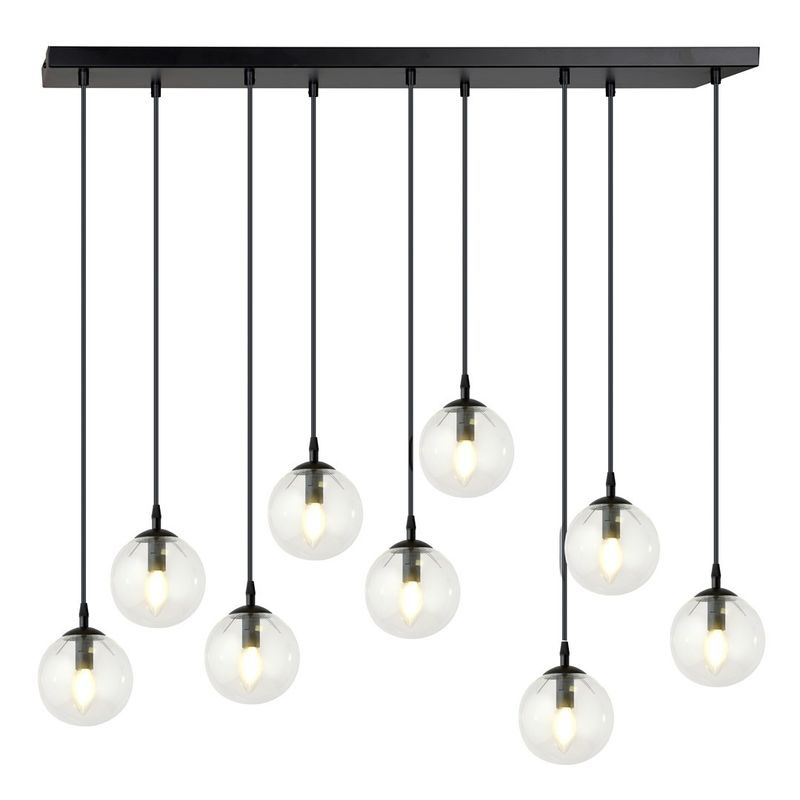 Emibig Lighting Taklampa COSMO 9 BL TRANSPARENT