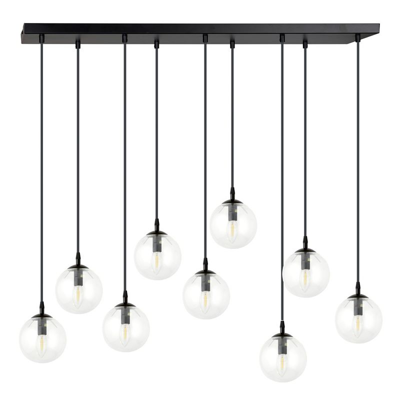 Emibig Lighting Taklampa COSMO 9 BL TRANSPARENT
