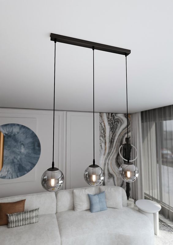 Emibig Lighting Taklampa COSMO 3 BL GRAFIT