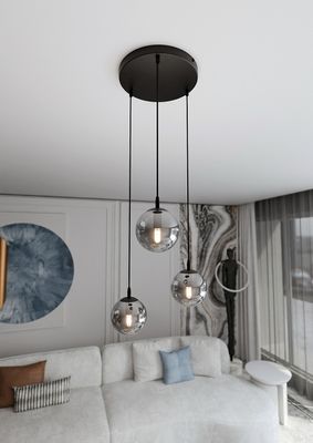 Emibig Lighting Taklampa COSMO 3 BL PREMIUM GRAFIT
