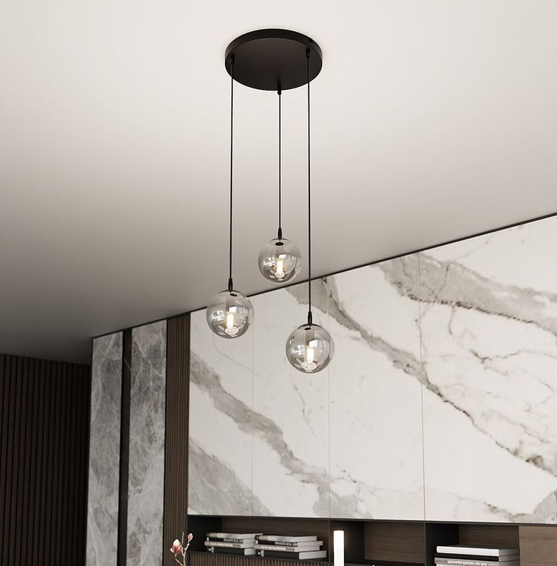 Emibig Lighting Taklampa COSMO 3 BL PREMIUM GRAFIT
