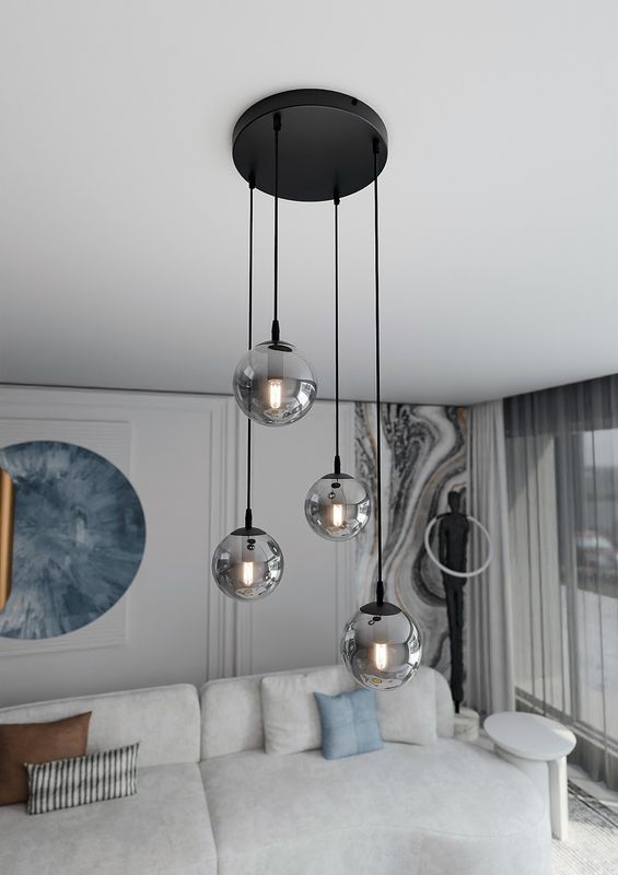 Emibig Lighting Taklampa COSMO 4 BL PREMIUM GRAFIT