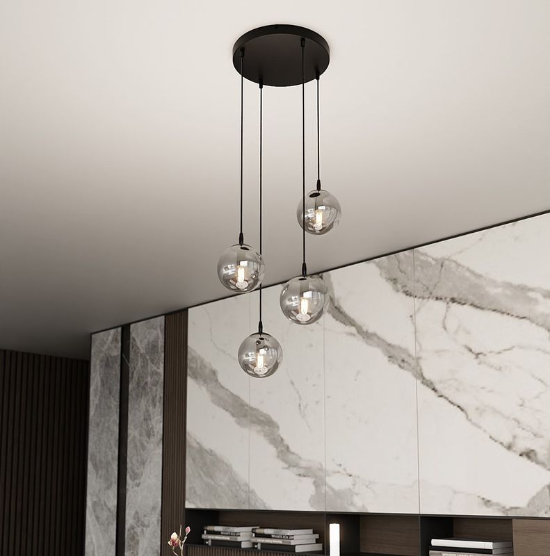 Emibig Lighting Taklampa COSMO 4 BL PREMIUM GRAFIT