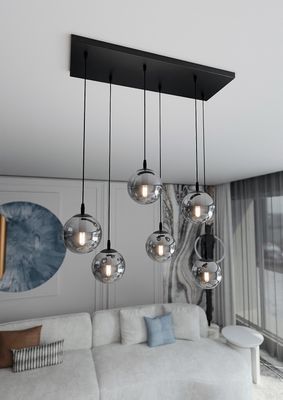 Emibig Lighting Taklampa COSMO 6 BL GRAFIT
